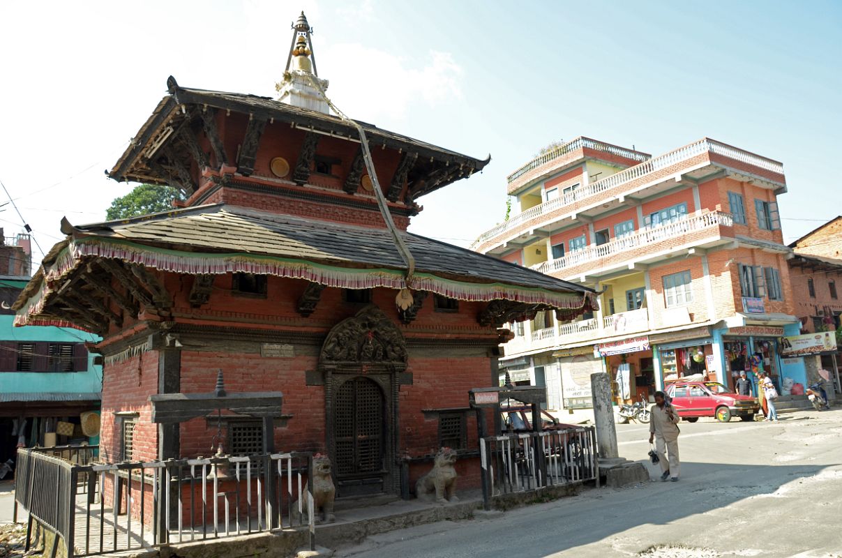 Pokhara 12 Bhimsen Temple Is A Shrine To The Newari God Of Trade And Commerce 